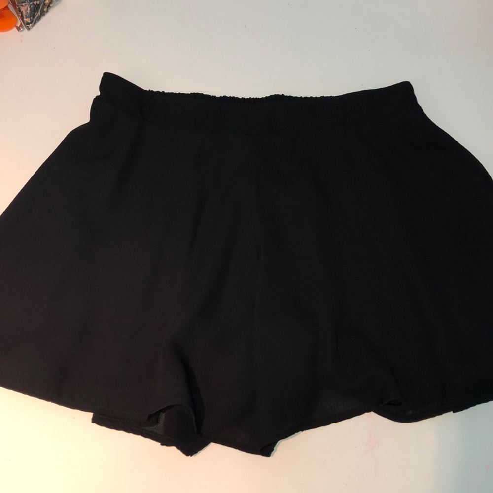 Flowy Black Shorts